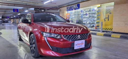 Peugeot 508 2020 Dark Red Automatic Used for Sale in Cairo - 2