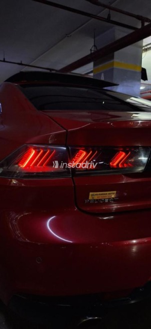 Peugeot 508 2020 Dark Red Automatic Used for Sale in Cairo - 8