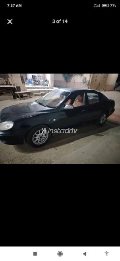 دايو ليوجانزا 2002 أسود أوتوماتيك مستعملة للبيع في الجيزة - 1