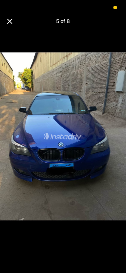 بي ام دبليو 525 2006 أزرق أوتوماتيك مستعملة للبيع في القاهرة الكبرى ( القاهرة - الجيزة) - 5