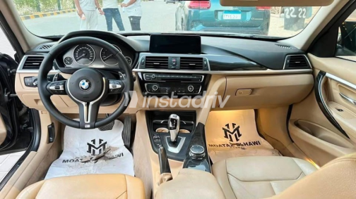 BMW 320 2016 Black Automatic Used for Sale in El Haram - 4