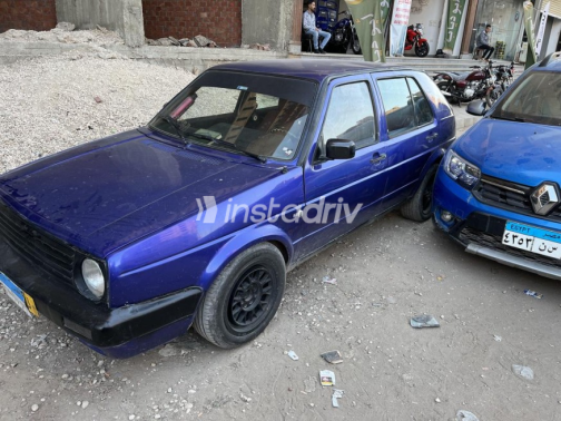 Volkswagen Golf 2 1990 Purple Automatic Used for Sale in Giza - 3