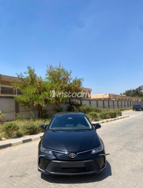 Toyota Corolla 2021 Black Automatic Used for Sale in 6 October - 2