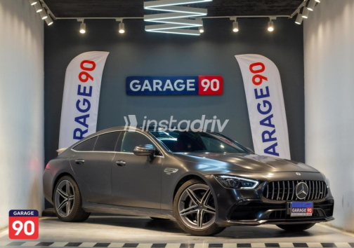Mercedes GT 43 2022 Gray Automatic Used for Sale in Sheikh Zayed City - 3