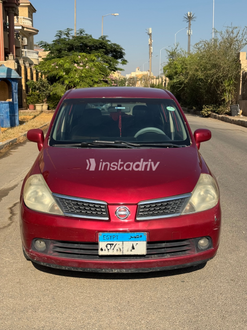 Nissan Tiida 2006 Red Automatic Used for Sale in Greater Cairo ( Cairo + Giza) - 1