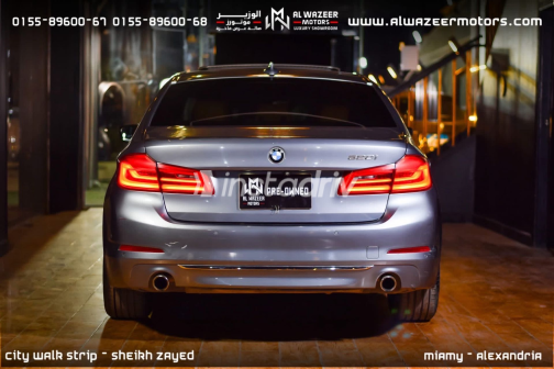 BMW 520 2019 White Automatic Used for Sale in Greater Cairo ( Cairo + Giza) - 2