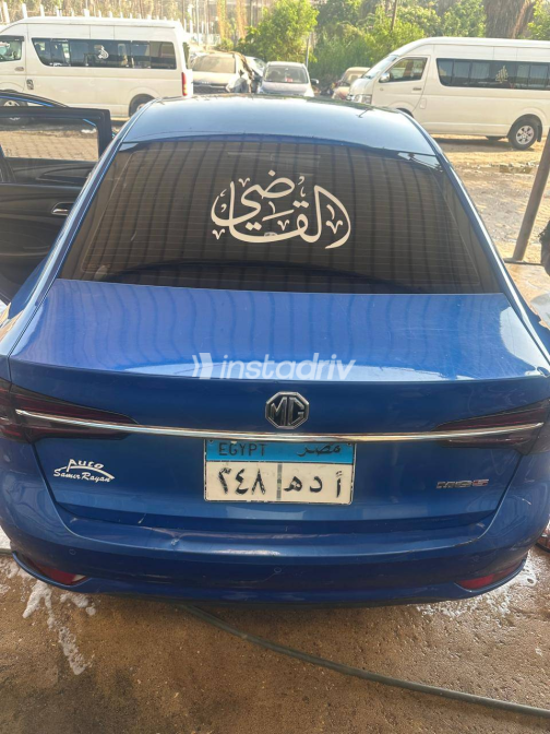 MG 5 2021 Blue Automatic Used for Sale in Greater Cairo ( Cairo + Giza) - 3