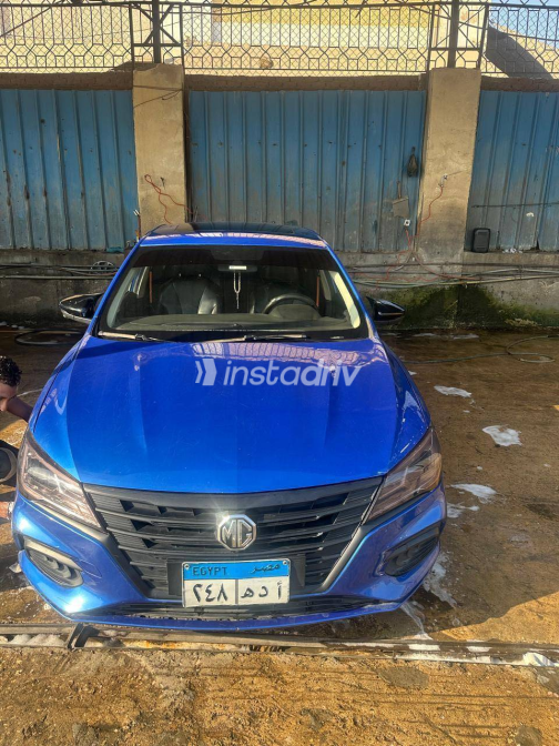 MG 5 2021 Blue Automatic Used for Sale in Greater Cairo ( Cairo + Giza) - 5