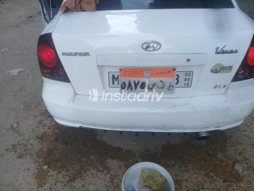 Hyundai Verna 2016 White Automatic Used for Sale in Greater Cairo ( Cairo + Giza) - 1