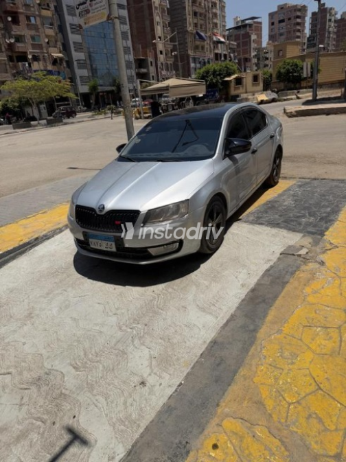 سكودا اوكتافيا A7 2014 فضي أوتوماتيك مستعملة للبيع في بنها - 3