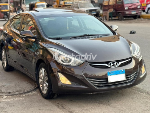 Hyundai Elantra MD 2016 Brown Automatic Used for Sale in Giza - 8