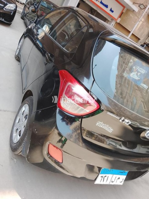 Hyundai I10 2016 Black Automatic Used for Sale in Nasr city - 7