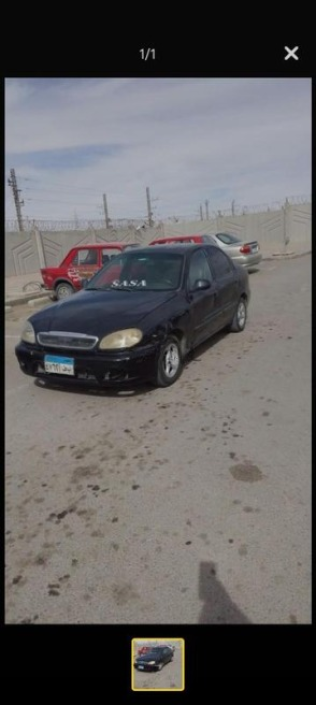 شيفروليه لانوس 2014 أسود أوتوماتيك مستعملة للبيع في القاهرة