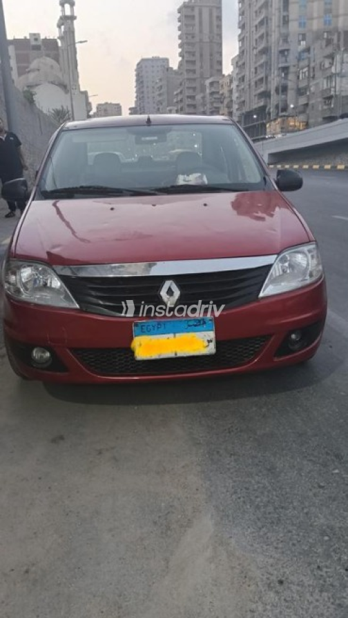 Renault Logan 2013 Red Automatic Used for Sale in Alexandria - 1