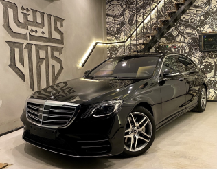 مرسيدس S 450 2018 أسود أوتوماتيك مستعملة للبيع في القاهرة الكبرى ( القاهرة - الجيزة)