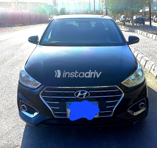 Hyundai Accent HCI 2019 Black Automatic Used for Sale in Greater Cairo ( Cairo + Giza) - 6