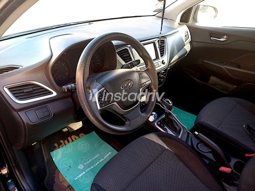 Hyundai Accent HCI 2019 Black Automatic Used for Sale in Greater Cairo ( Cairo + Giza) - 8
