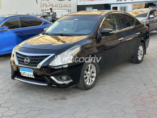Nissan Sunny 2019 Black Automatic Used for Sale in Nasr city - 1