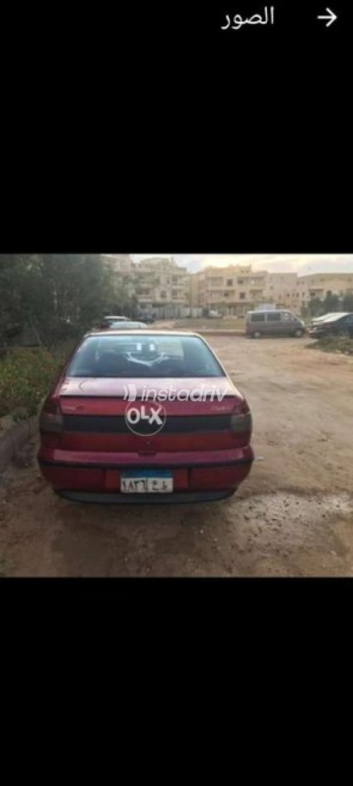 فيات سينا 2002 أحمر أوتوماتيك مستعملة للبيع في مدينة الشيخ زايد - 2