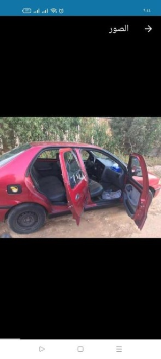 فيات سينا 2002 أحمر أوتوماتيك مستعملة للبيع في مدينة الشيخ زايد