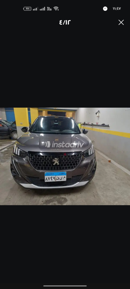 Peugeot 2008 2022 Dark Gray Automatic Used for Sale in Greater Cairo ( Cairo + Giza) - 8