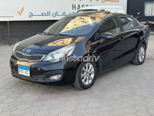 Kia Rio 2013 Black Automatic Used for Sale in Nasr city - 2