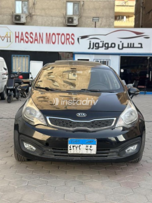 Kia Rio 2013 Black Automatic Used for Sale in Nasr city - 3