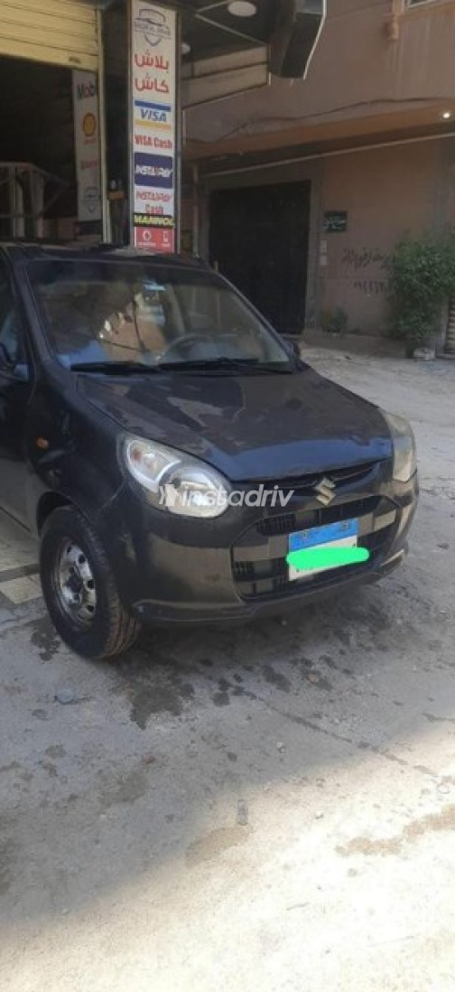 سوزوكى التو 2015 رمادي غامق أوتوماتيك مستعملة للبيع في الإسكندرية - 7