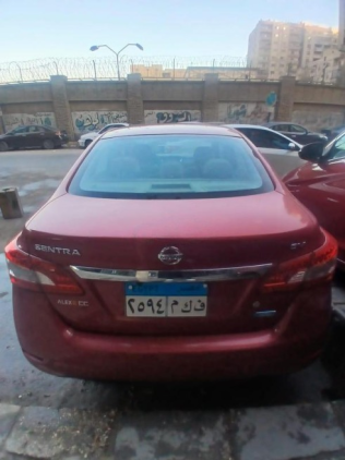 Nissan Sentra 2023 Dark Red Automatic Used for Sale in El Haram