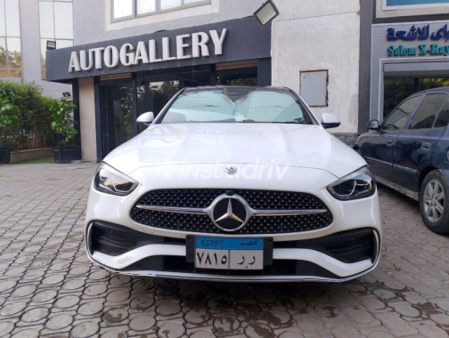 Mercedes C 180 2023 White Automatic Used for Sale in Sheikh Zayed City - 6