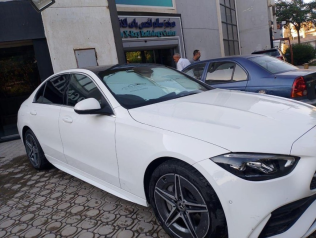 Mercedes C 180 2023 White Automatic Used for Sale in Sheikh Zayed City