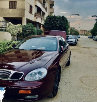 Daewoo Leganza 1999 Dark Red Automatic Used for Sale in Obour City
