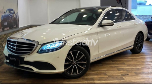 Mercedes C 200 2020 White Automatic Used for Sale in Heliopolis - 3
