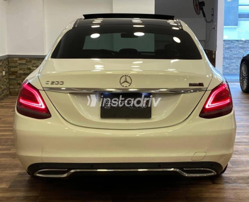 Mercedes C 200 2020 White Automatic Used for Sale in Heliopolis - 4