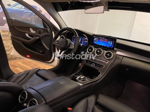 Mercedes C 200 2020 White Automatic Used for Sale in Heliopolis - 7