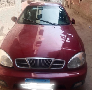 Daewoo Lanos 2006 Dark Red Automatic Used for Sale in Cairo