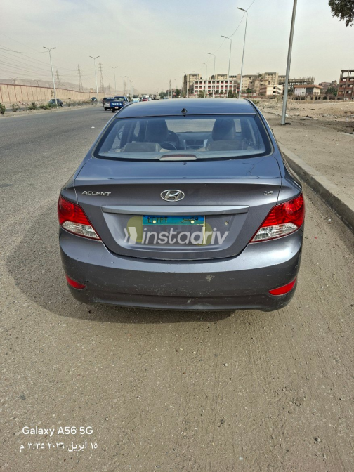Hyundai Accent RB 2014 Gray Automatic Used for Sale in Greater Cairo ( Cairo + Giza) - 1