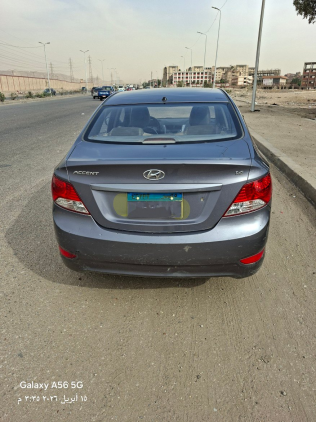 Hyundai Accent RB 2014 Gray Automatic Used for Sale in Greater Cairo ( Cairo + Giza)