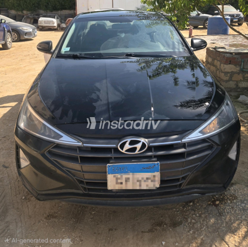 Hyundai Elantra AD 2020 Black Automatic Used for Sale in Greater Cairo ( Cairo + Giza) - 4
