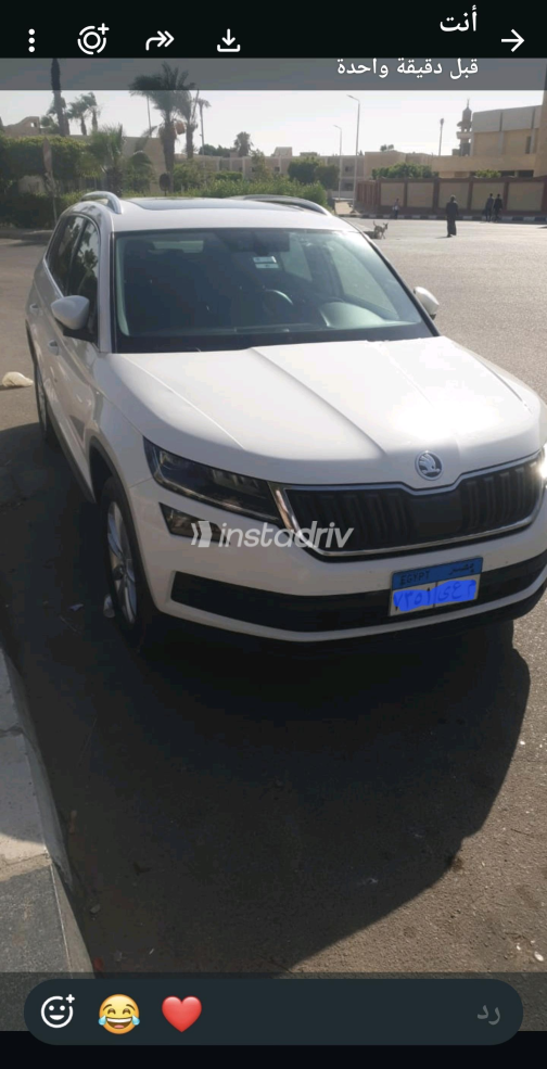 سكودا كودياك 2019 أبيض أوتوماتيك مستعملة للبيع في القاهرة الكبرى ( القاهرة - الجيزة) - 7