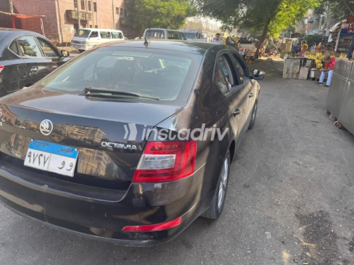 Skoda Octavia A7 2015 Black Automatic Used for Sale in Giza - 8