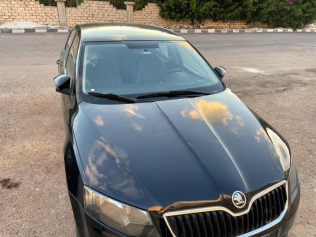 سكودا اوكتافيا A7 2015 أسود أوتوماتيك مستعملة للبيع في الجيزة