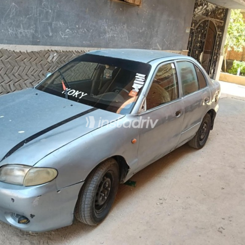 Hyundai Accent 2006 Blue Automatic Used for Sale in Suez  - 7