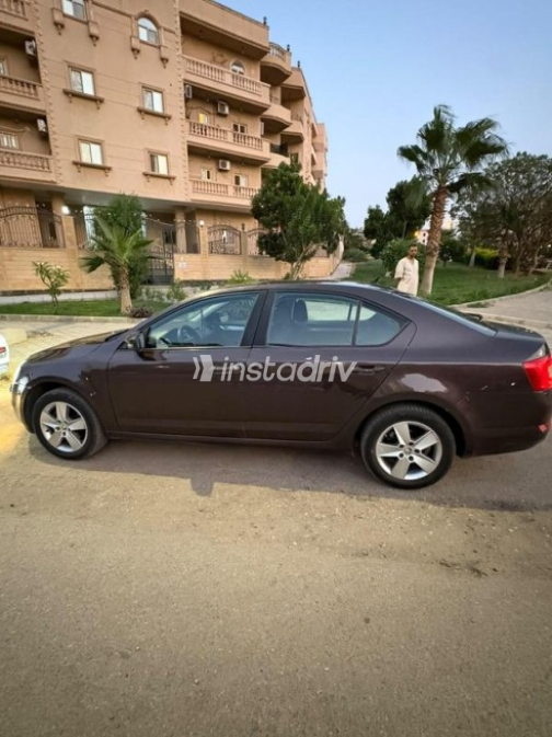 Skoda Octavia A7 2014 Brown Automatic Used for Sale in Cairo - 2