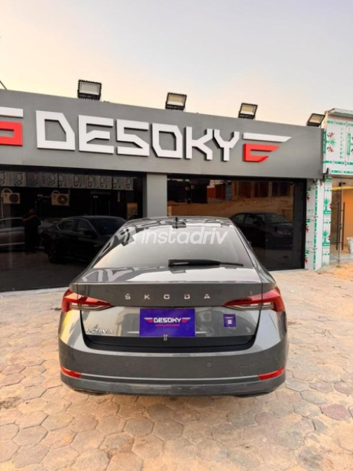 Skoda Octavia 2021 Gray Automatic Used for Sale in Nasr city - 4