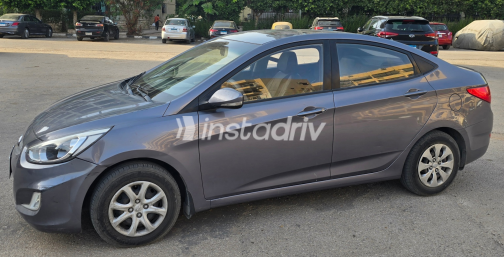 Hyundai Accent RB 2017 Dark Gray Automatic Used for Sale in Greater Cairo ( Cairo + Giza) - 1