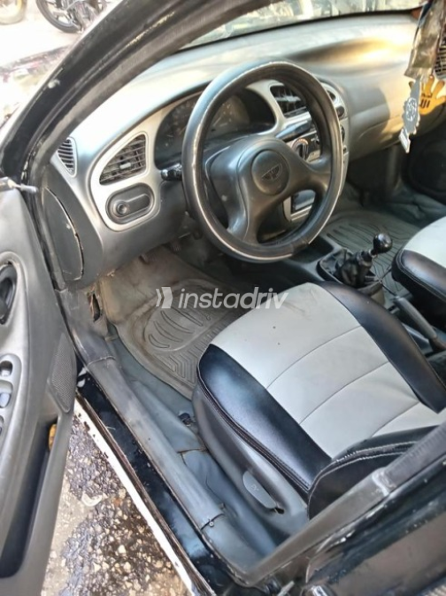 دايو لانوس 2 2002 أسود أوتوماتيك مستعملة للبيع في الدقى - 6
