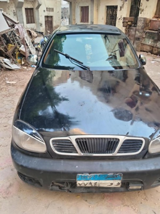 دايو لانوس 2 2002 أسود أوتوماتيك مستعملة للبيع في الدقى