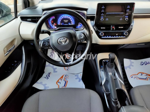 Toyota Corolla 2021 Black Automatic Used for Sale in Maadi - 7