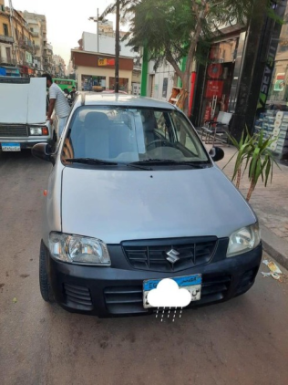 سوزوكى التو 2009 فضي أوتوماتيك مستعملة للبيع في الإسكندرية